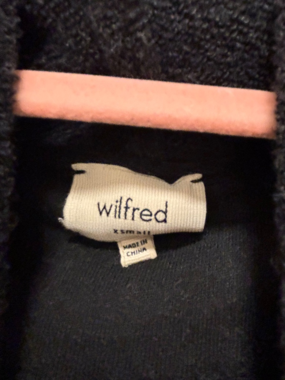 Wilfred Free by Aritzia Rousseau Studded Hooded Cardigan Jacket – Black – Size S - Picture 4 of 10